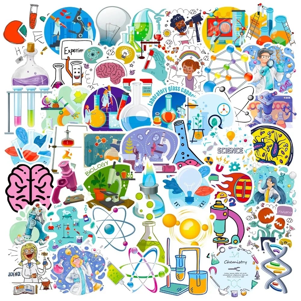 Laptop Accessories Kids - Autocollant de laboratoire scientifique de dessin