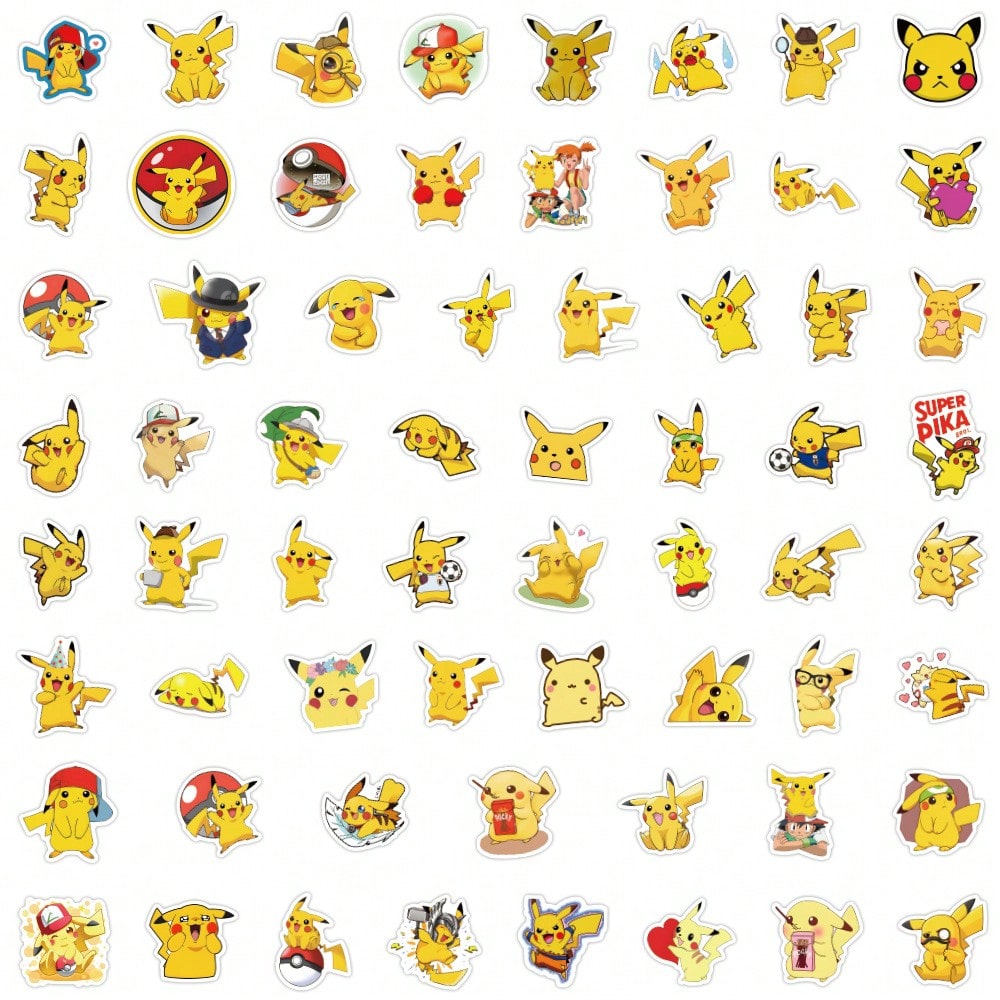 60/100 pièces de stickers lumi - Laptop Accessories Toys avis et prix