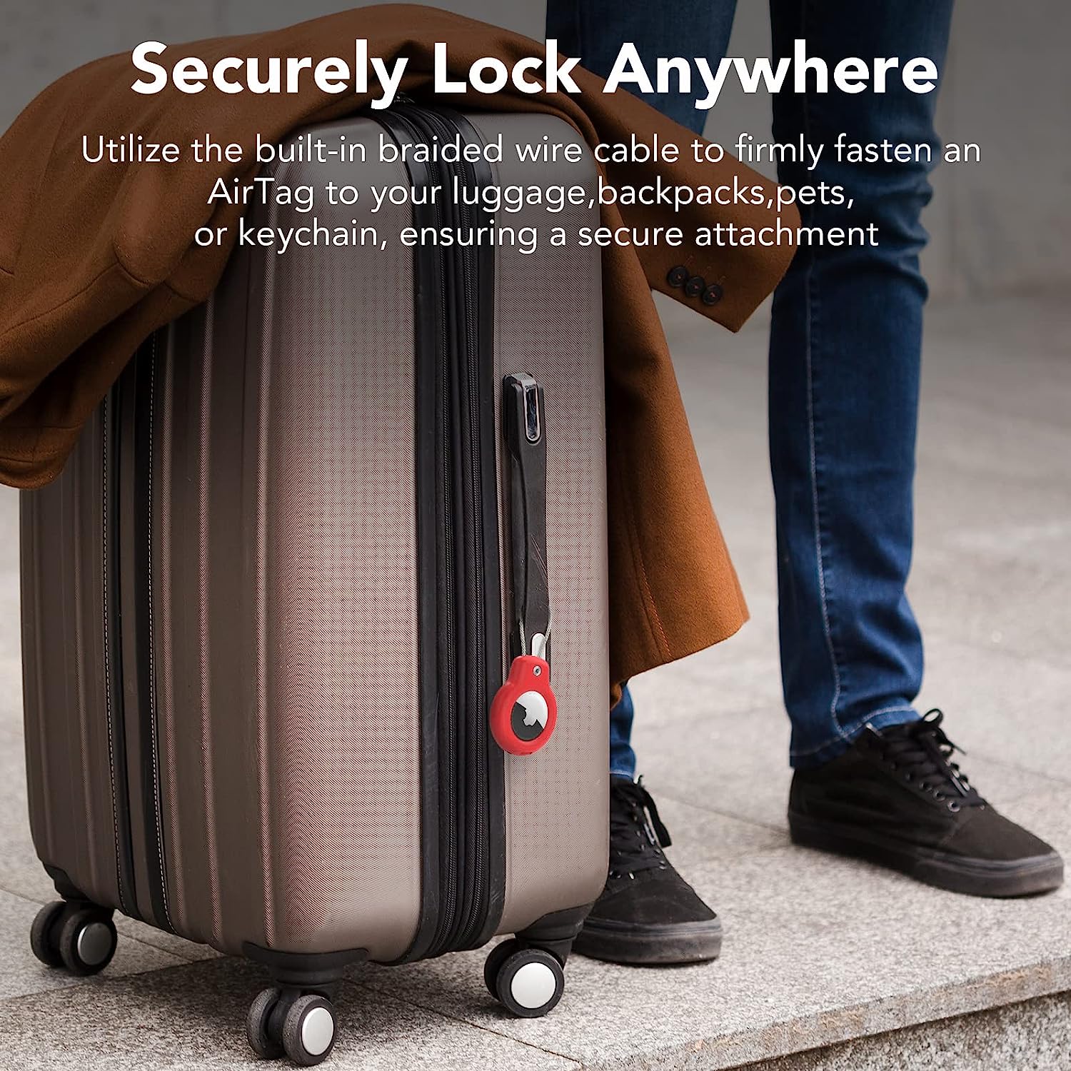 Étui pour Apple Airtag, suppor - Cable Management Bag avis et prix
