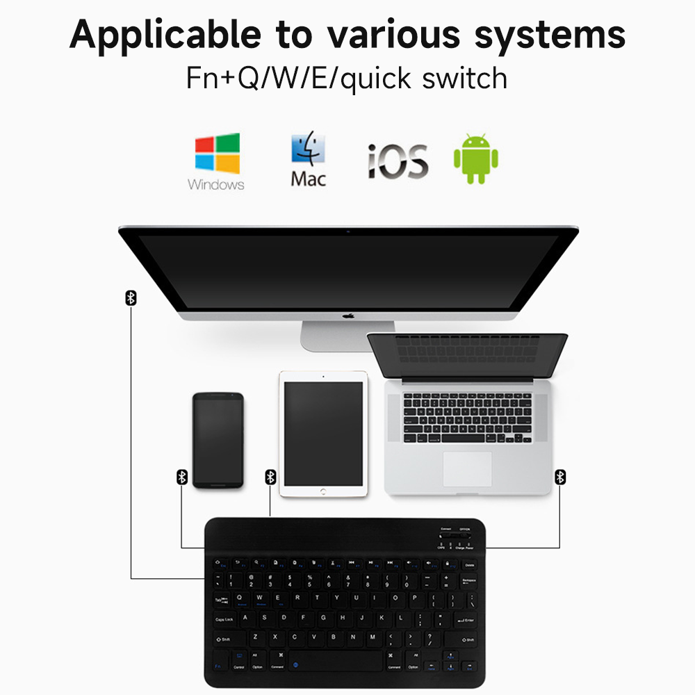 Clavier Bluetooth sans fil pou - Laptop Accessories Combo avis et prix