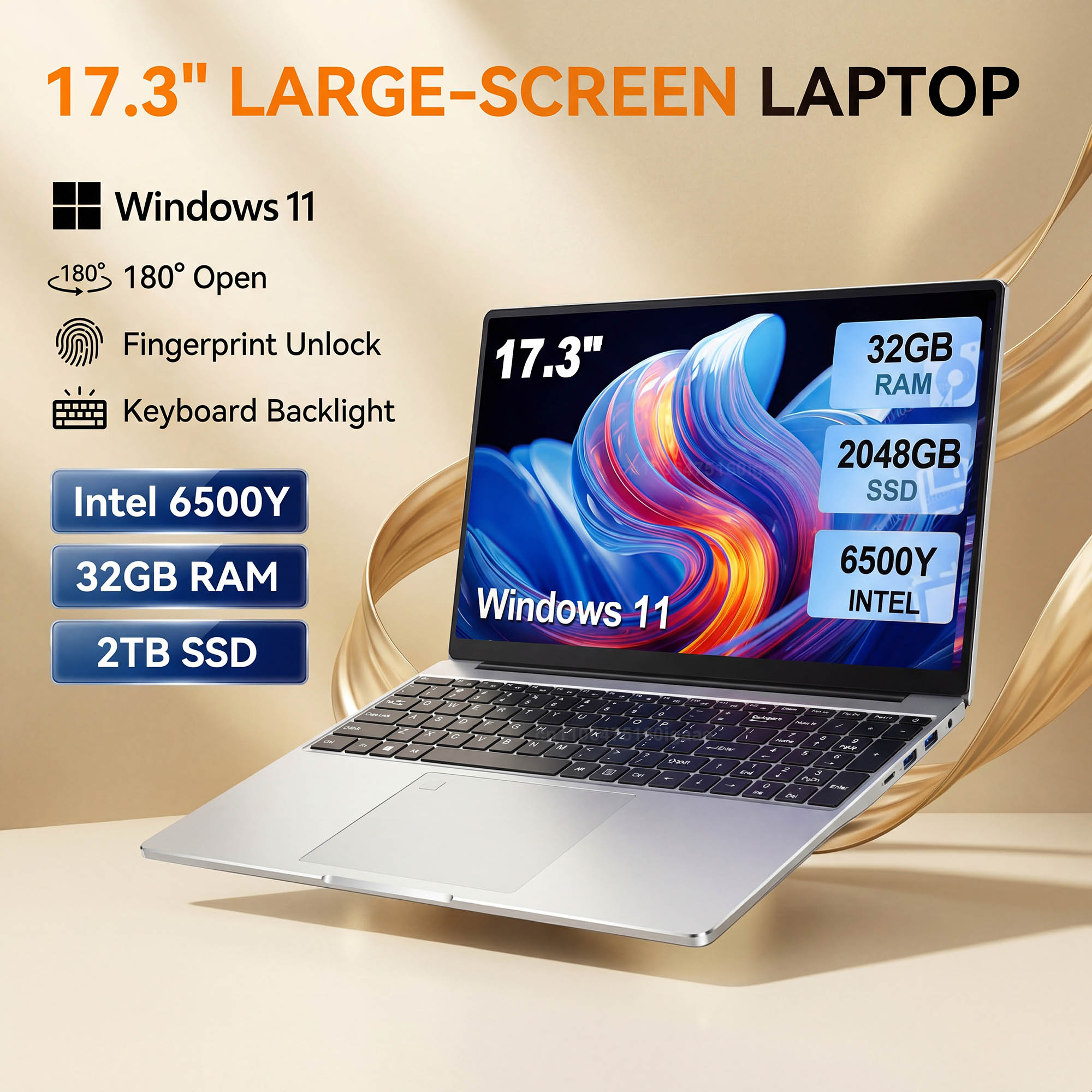 Ordinateur portable à grand éc - Laptop Extra Accessories avis et prix