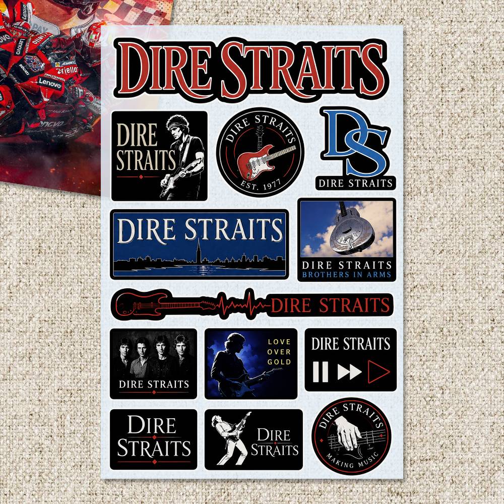 Autocollants D-Dire Straits po - Laptop Accessories Wallpaper avis et prix