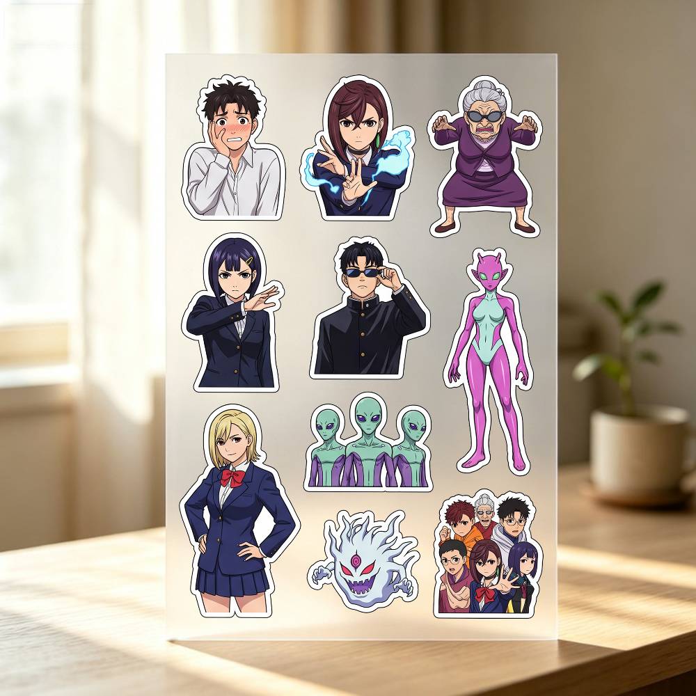 Autocollants Dan-da-dan en vin - Laptop Accessories Wallpaper avis et prix